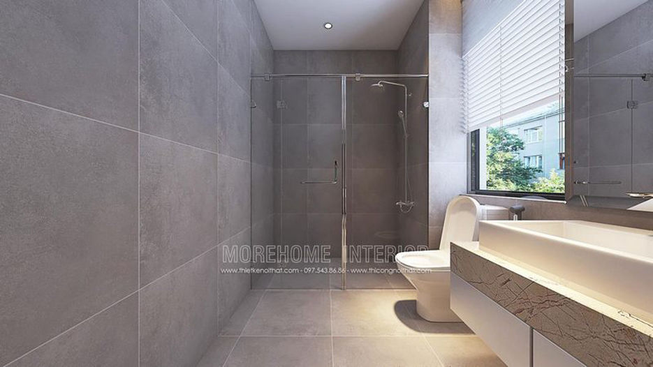 Collection 18 Ý tưởng thiết kế nội thất chung cư có vách tắm kính 180 độ cao cấp